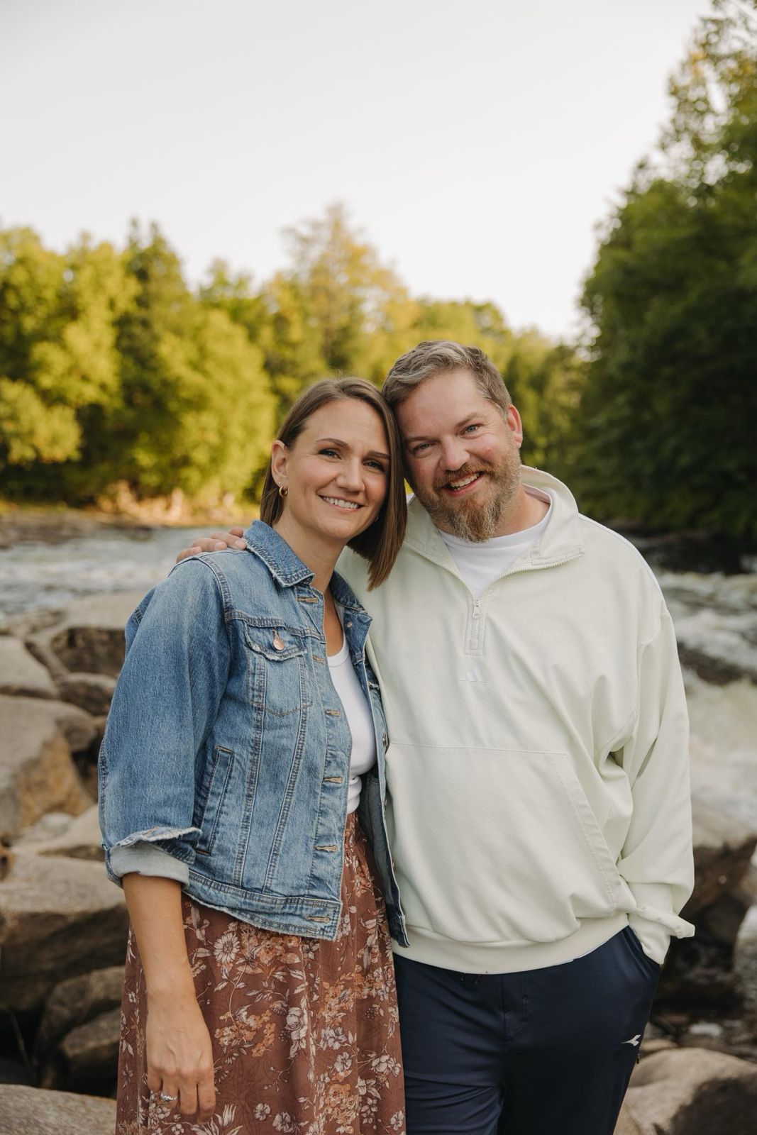 Greg and Jessica Hurlbut smiling together